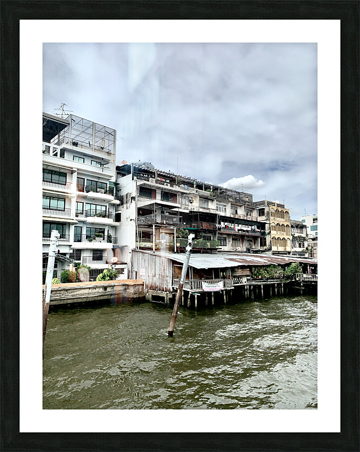 Balconies on the Water 2 Picture Frame print