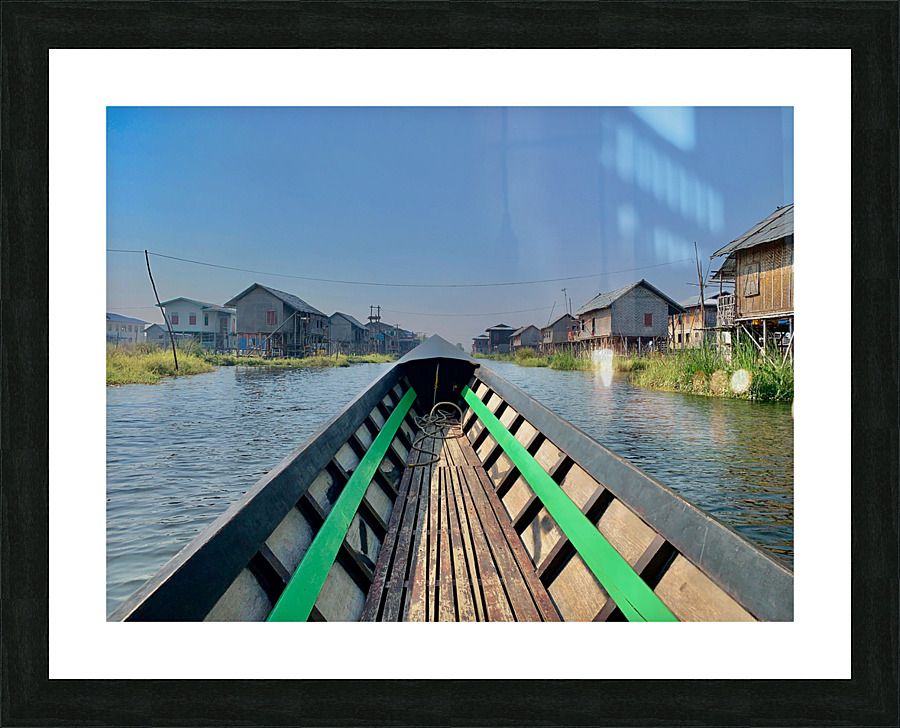 Inle Lake Boat Tour Picture Frame print
