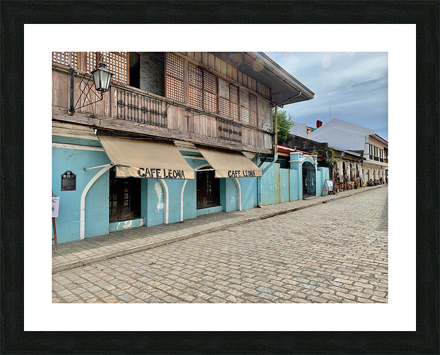 Empty Vigan Street Picture Frame print