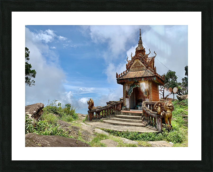 Mini Temple in the Sky Picture Frame print