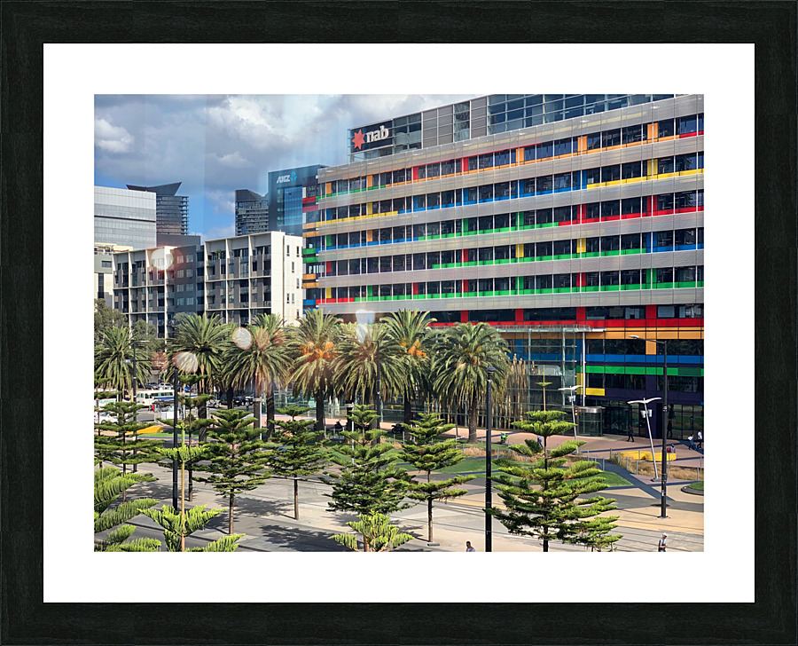 Victoria Harbour in Melbourne Picture Frame print