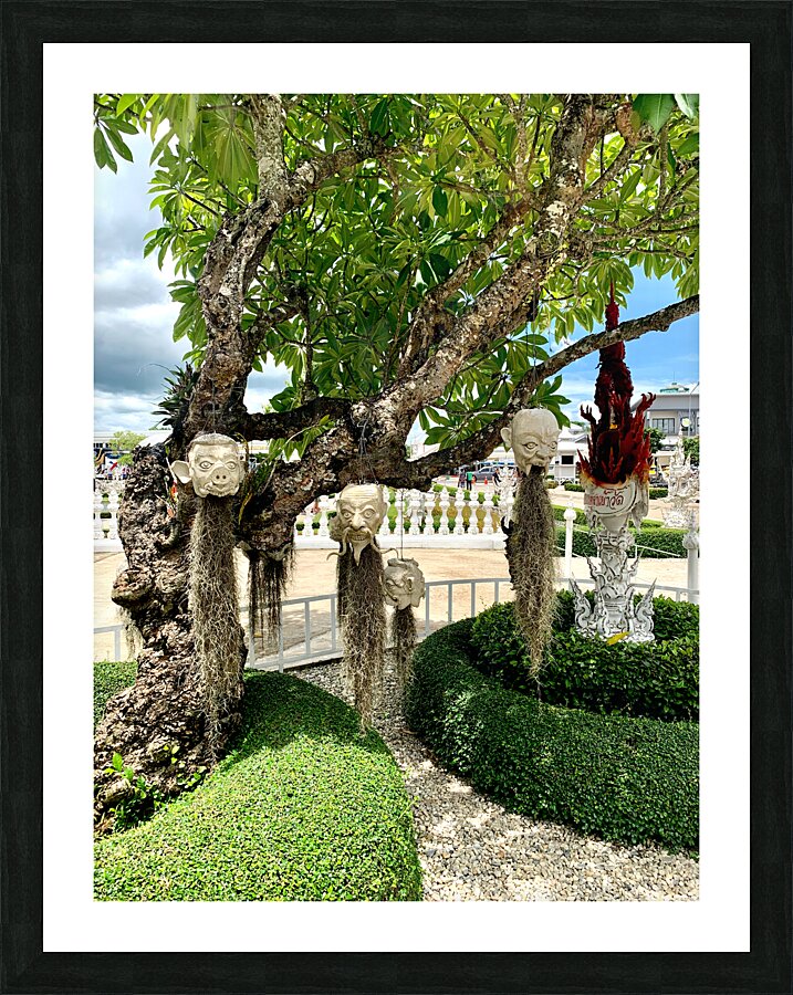 Heads Hanging Picture Frame print