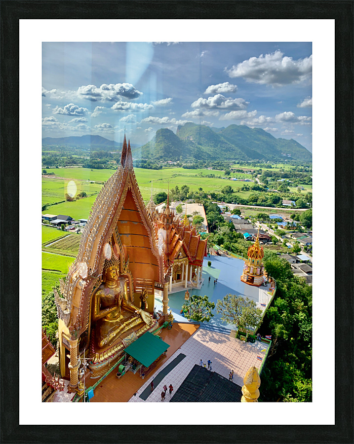 Wat Tham Suea 4 Picture Frame print
