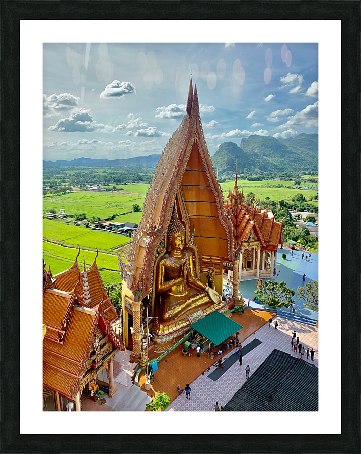 Wat Tham Suea 3 Picture Frame print