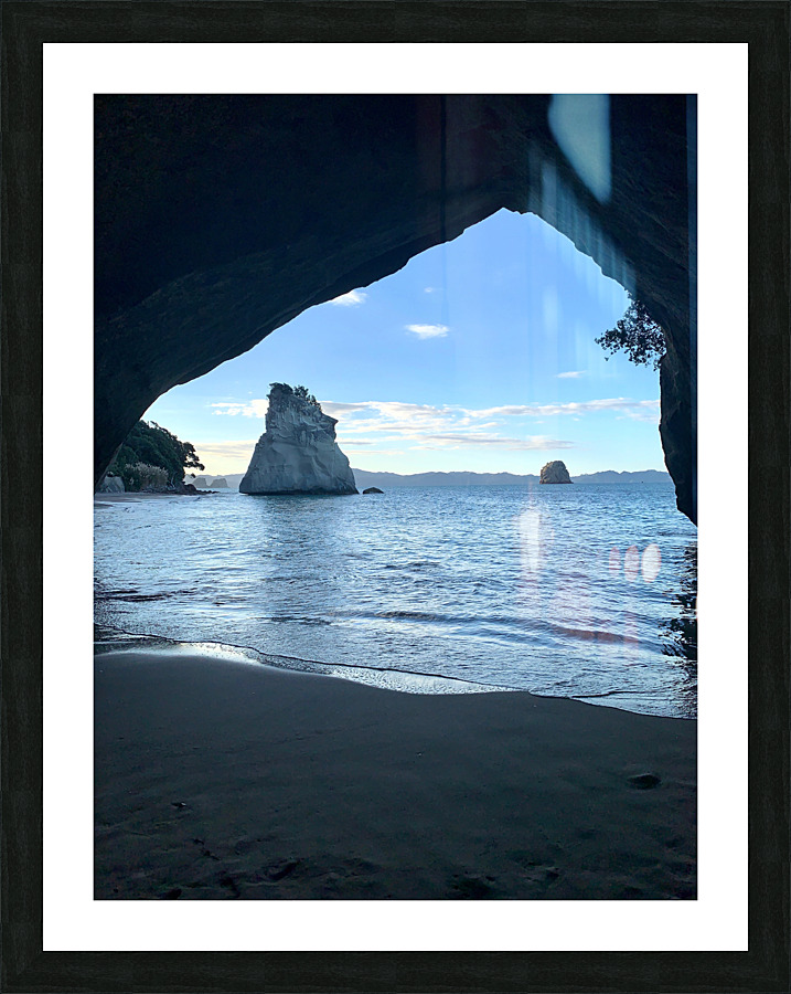 Cathedral Cove New Zealand 1 Picture Frame print