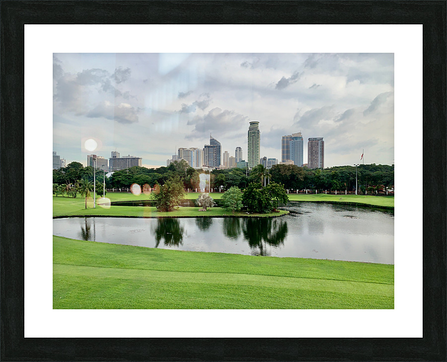 City Park  Lake Manila Picture Frame print