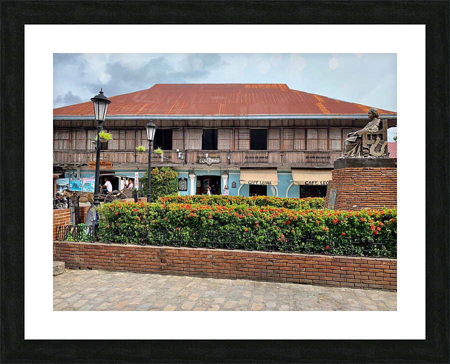 Centre of Vigan Picture Frame print
