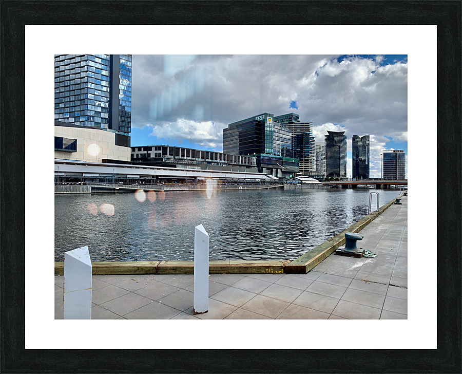 Around Yarra River in Melboune 1 Picture Frame print