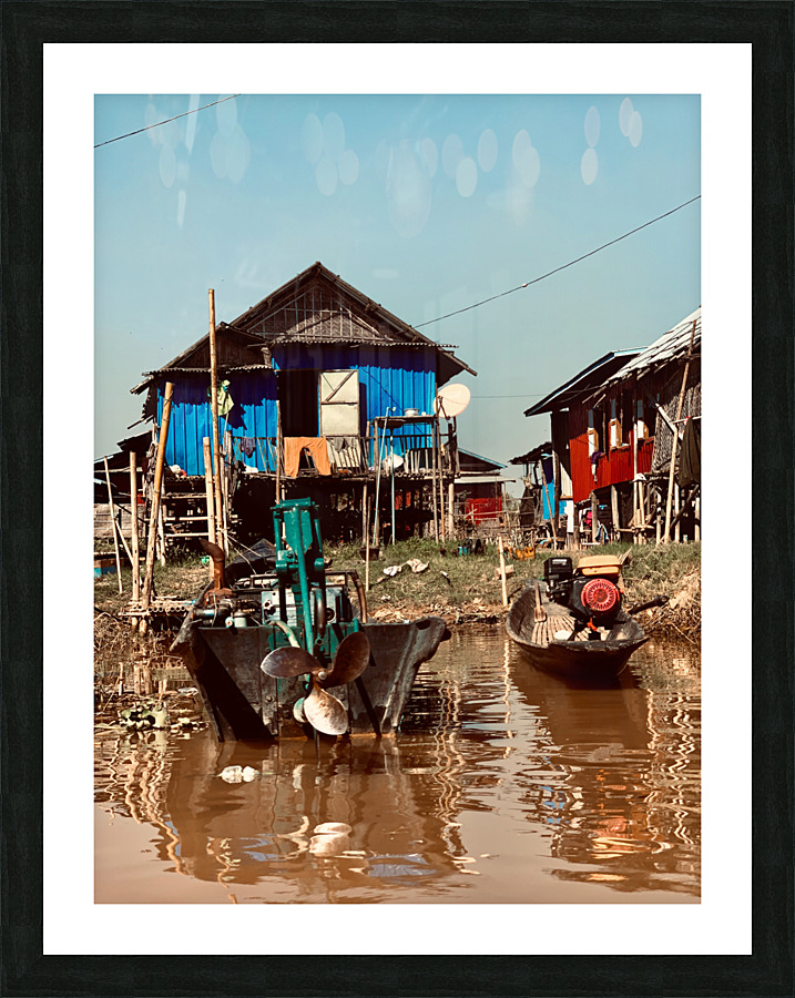 Inle Lake Reflections 6 Picture Frame print