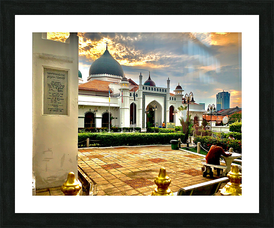 Kapitan Keling Mosque Georgetown Picture Frame print