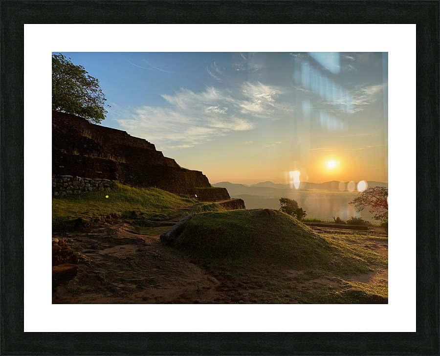 Sunrise on Top of Sigiriya Sri Lanka 3 Picture Frame print