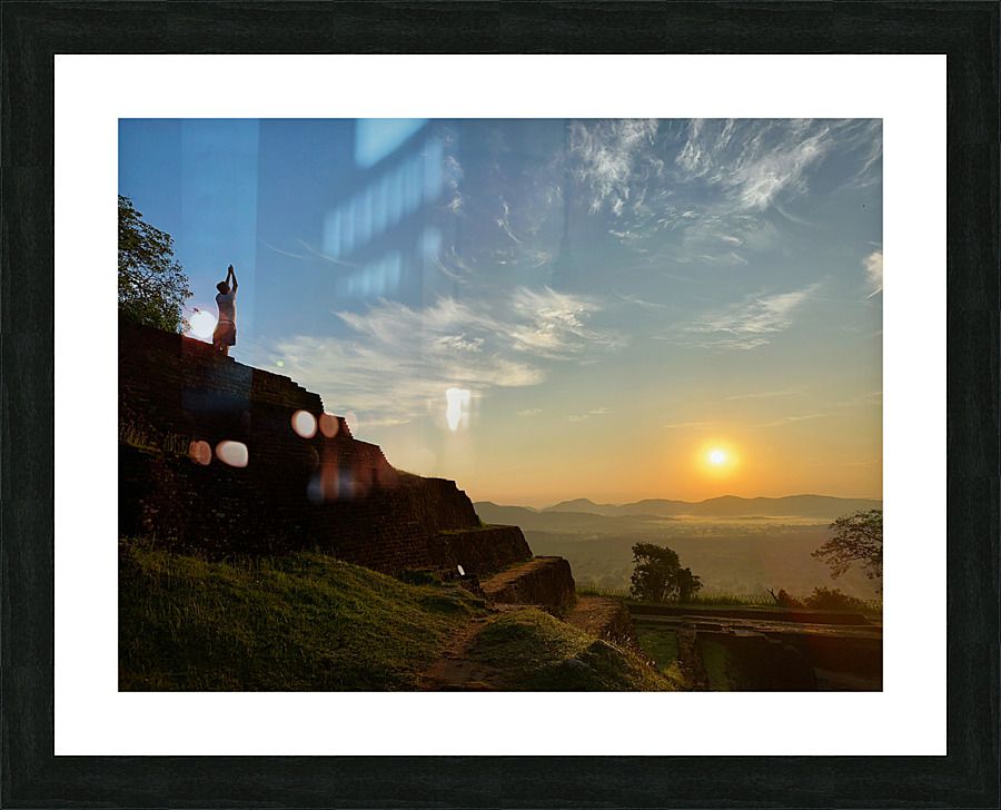 Sunrise on Top of Sigiriya Sri Lanka 2 Picture Frame print