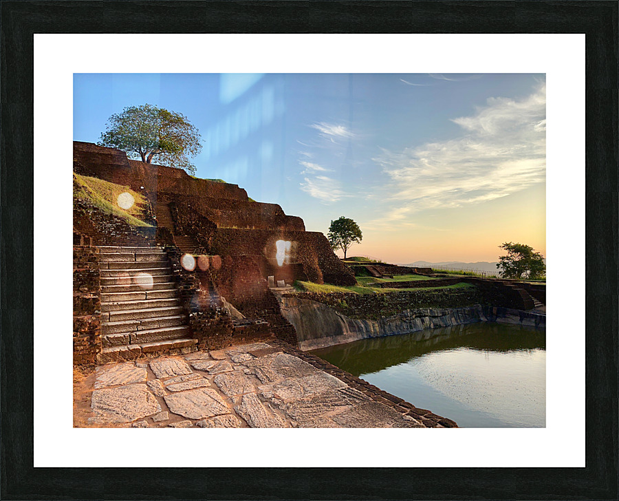 Sunrise on Top of Sigiriya Sri Lanka 1 Picture Frame print