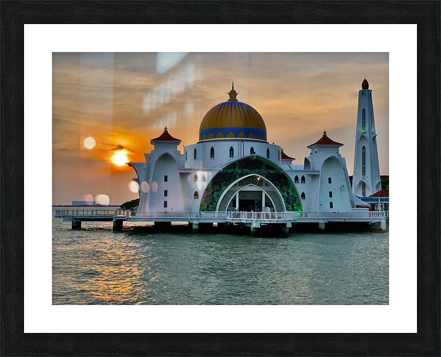 Masjit Selat Mosque Melaka 2 Impression et Cadre photo