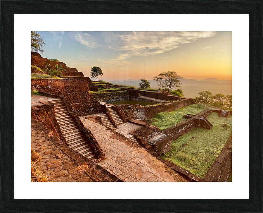 Sunrise on Top of Sigiriya Sri Lanka 5 Picture Frame print