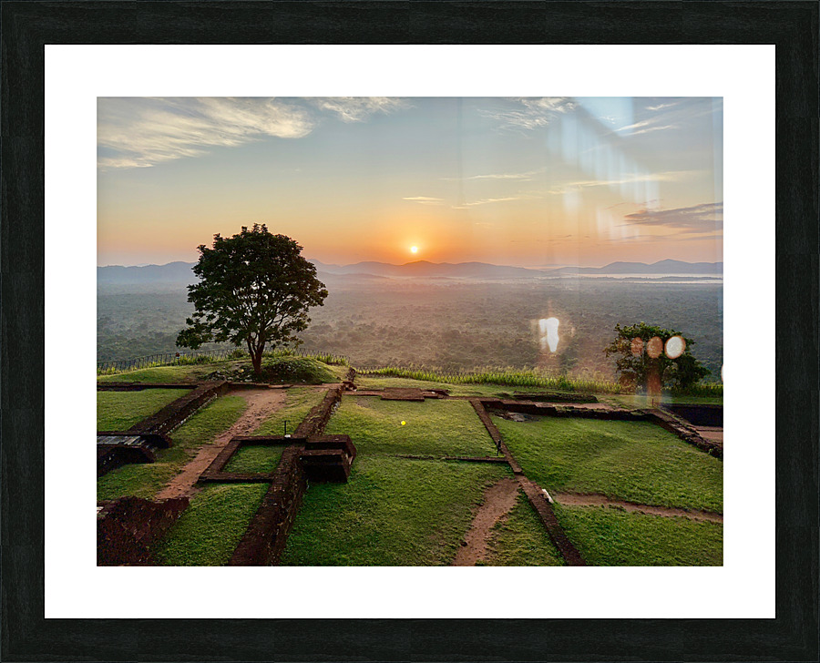 Sunrise on Top of Sigiriya Sri Lanka 6 Picture Frame print