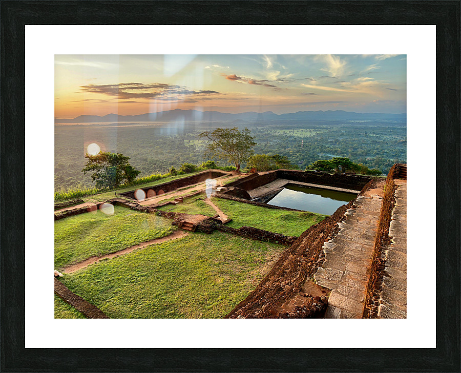 Sunrise on Top of Sigiriya Sri Lanka 7 Picture Frame print