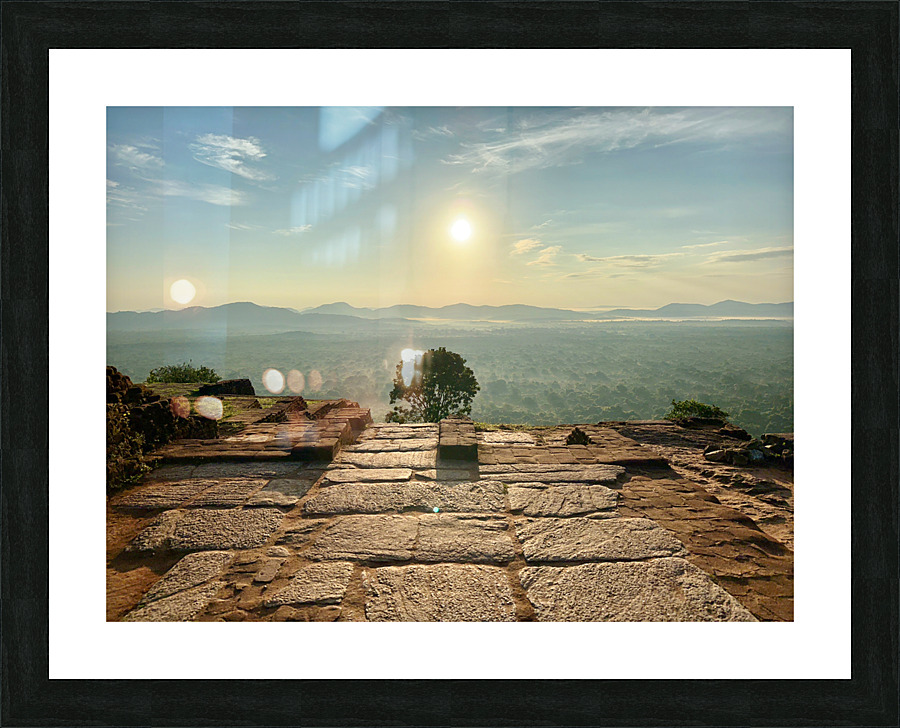 Sunrise on Top of Sigiriya Sri Lanka 11 Picture Frame print