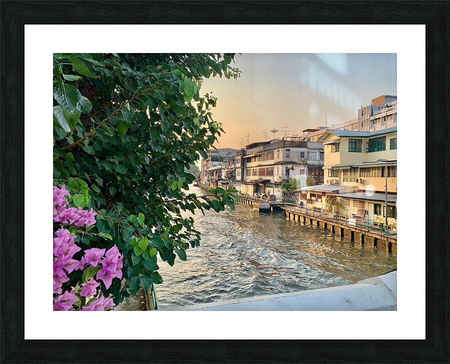 Bangkok Waterway Picture Frame print