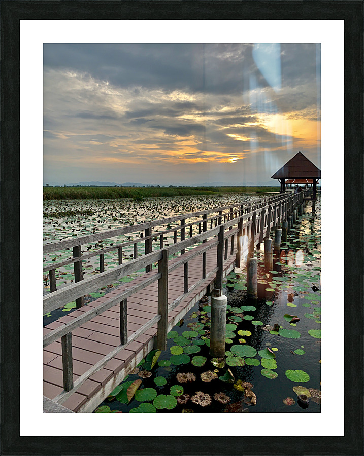 Follow to the Gazebo Picture Frame print