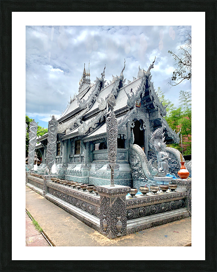 The Silver Temple Wat Sri Suphan Chiang Mai Thailand Picture Frame print