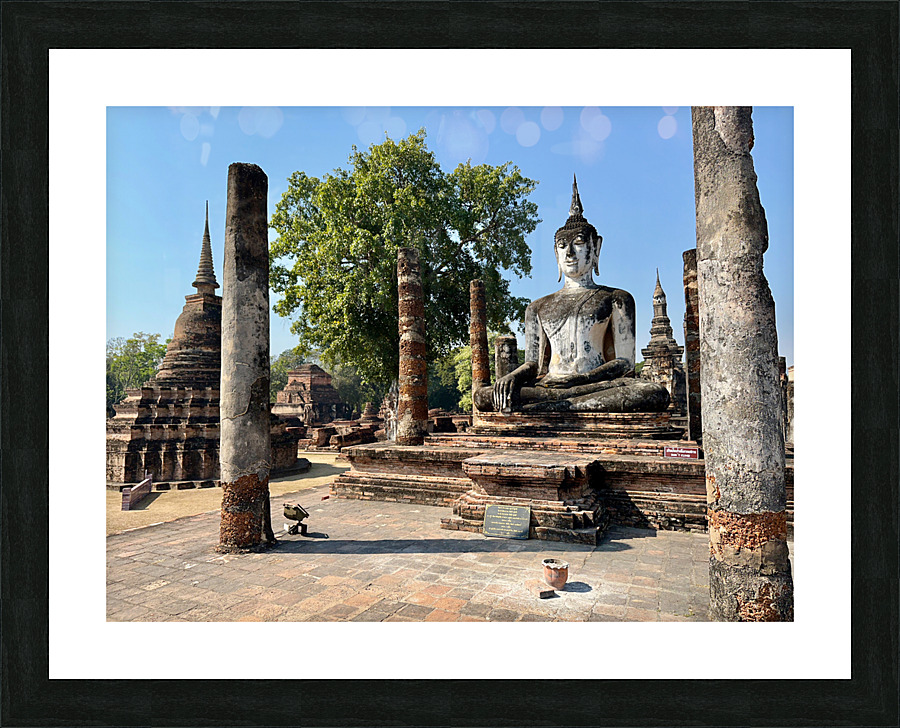 Wat Mahathat Temple Old Sukhothai Thailand 1 Picture Frame print