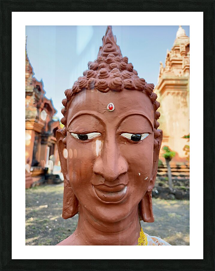 Buddha Closeup Picture Frame print