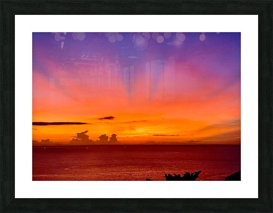Amazing Colorful Sunset 2 Picture Frame print
