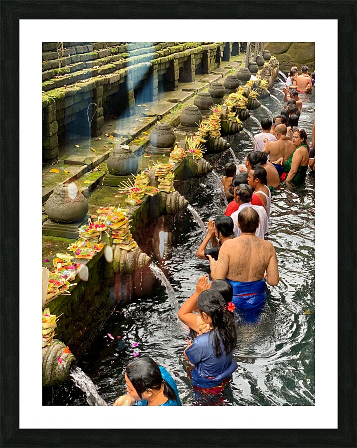 Bali Holy Water Picture Frame print