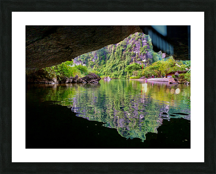 Cave Reflections 2 Picture Frame print