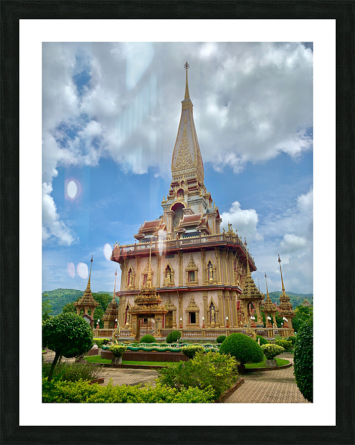 Chalong Temple Phuket Thailand Picture Frame print
