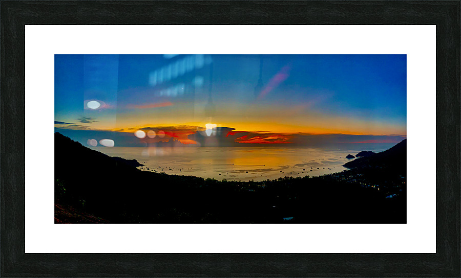 Koh Tao Sunset Picture Frame print