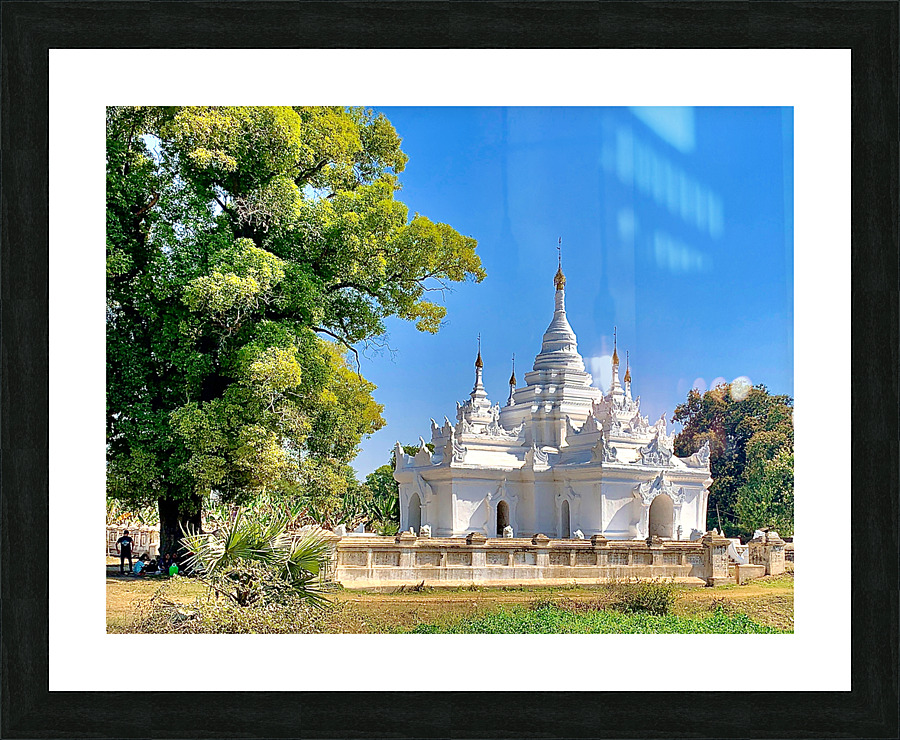 Little White Temple Picture Frame print