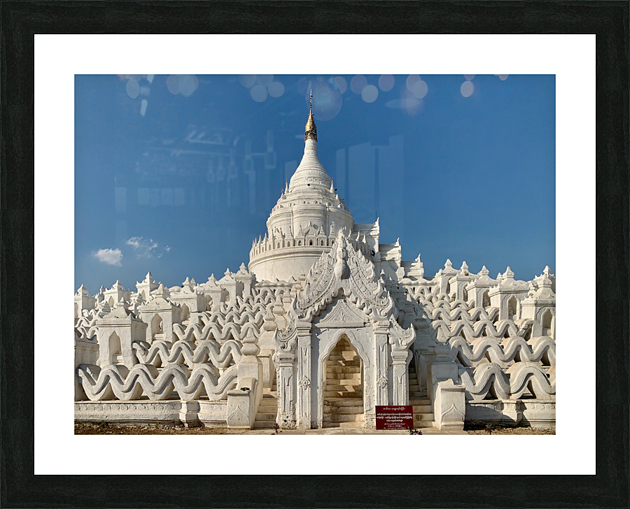 Hsinbyume Pagoda Myanmar 2 Picture Frame print