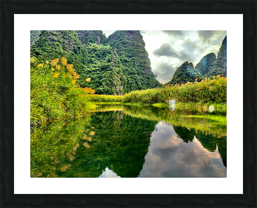 Ninh Binh Reflections Vietnam 2 Picture Frame print