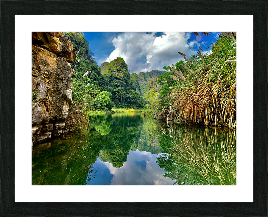 Ninh Binh Reflections Vietnam 5 Picture Frame print