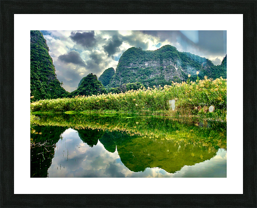 Ninh Binh Reflections Vietnam 1 Picture Frame print
