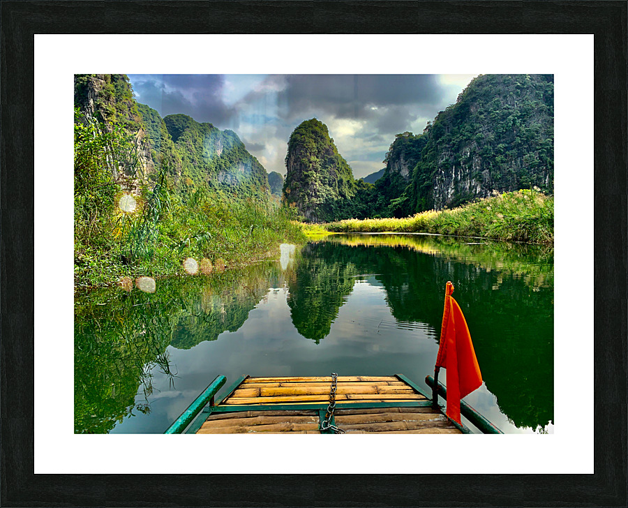 Ninh Binh Reflections Vietnam 4 Picture Frame print