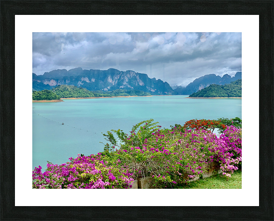 The Beautiful Khao Sok Lake Thailand Picture Frame print