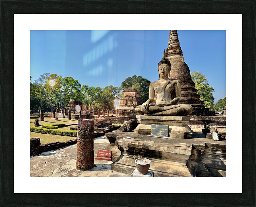 Wat Mahathat Temple Old Sukhothai Thailand 4 Impression et Cadre photo