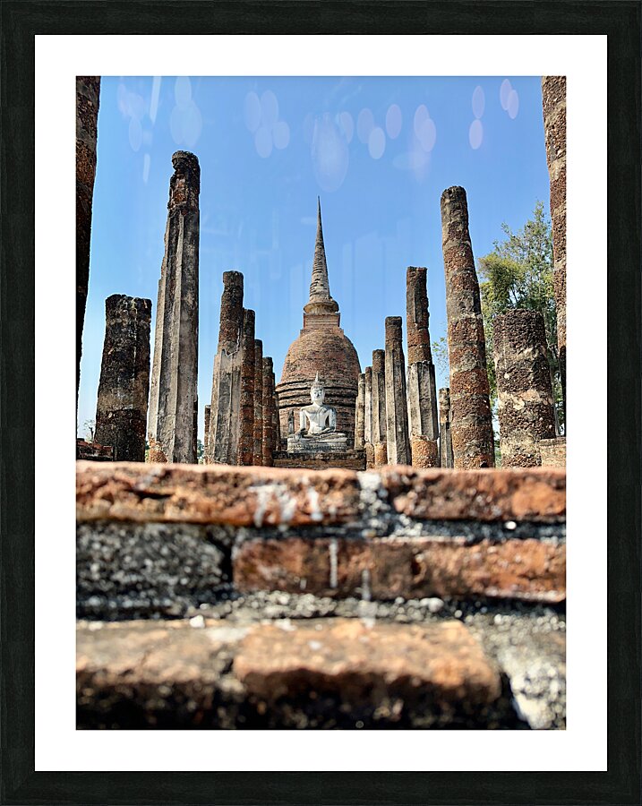 Wat Sa Si Temple 1 Picture Frame print