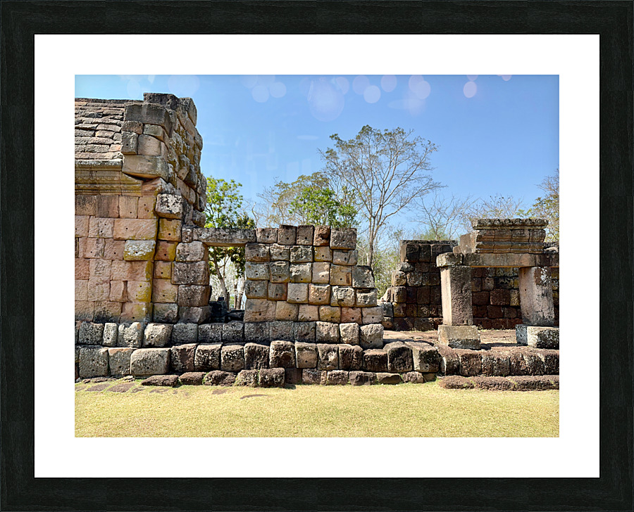 Temple Ruins in Nature Picture Frame print