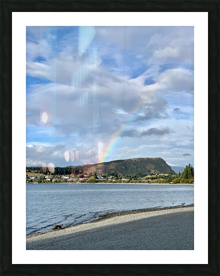 The Rainbow over the Hill Picture Frame print