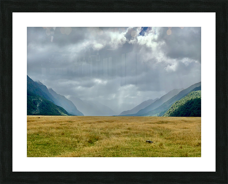 Ray of Lights in the Valley Picture Frame print
