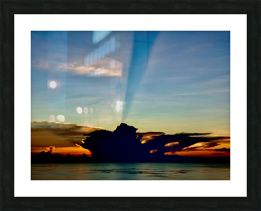 Sunset Ray 2 Picture Frame print