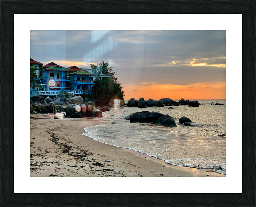 Sunset Resorts Picture Frame print