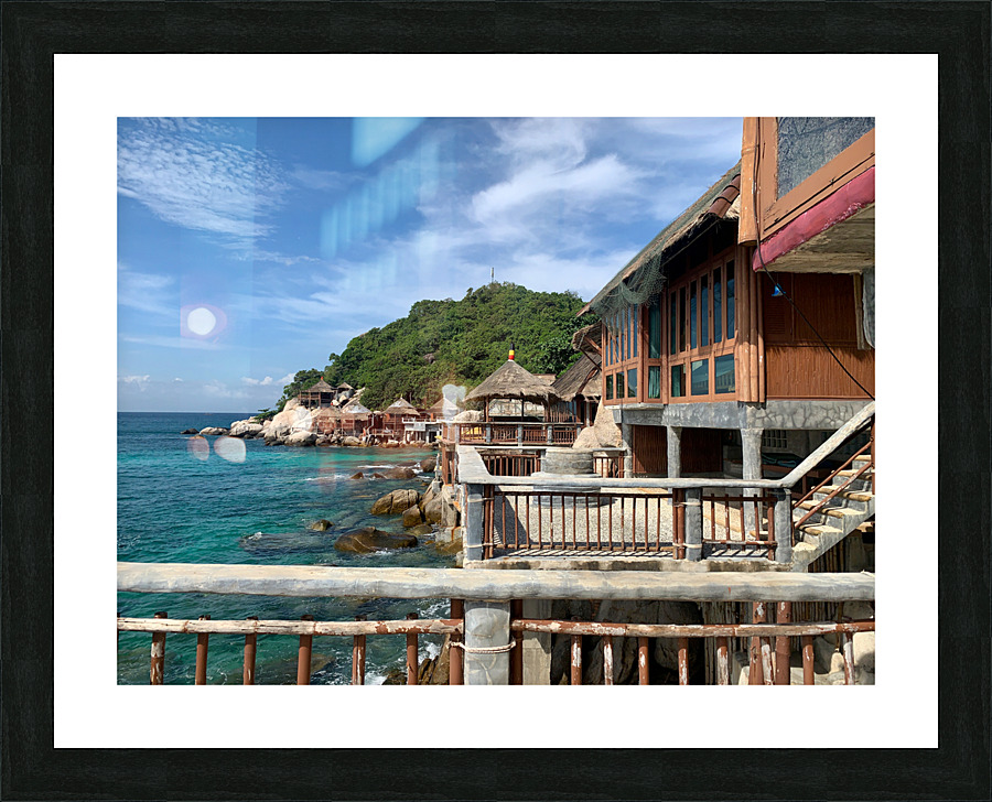 Resorts with a View Picture Frame print