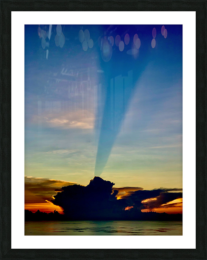 Sunset Ray Picture Frame print
