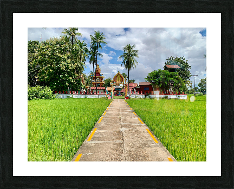 Don Khon Island Temple Laos Picture Frame print