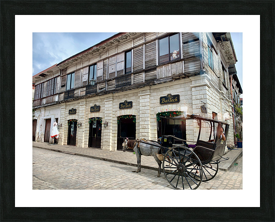 Horse Around Vigan Philippines 2 Picture Frame print